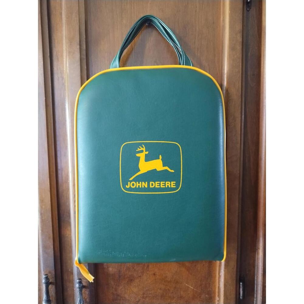 John Deere Stadium Seat Cushion Tractor Chair Folding Foam Zipper 16 x 12